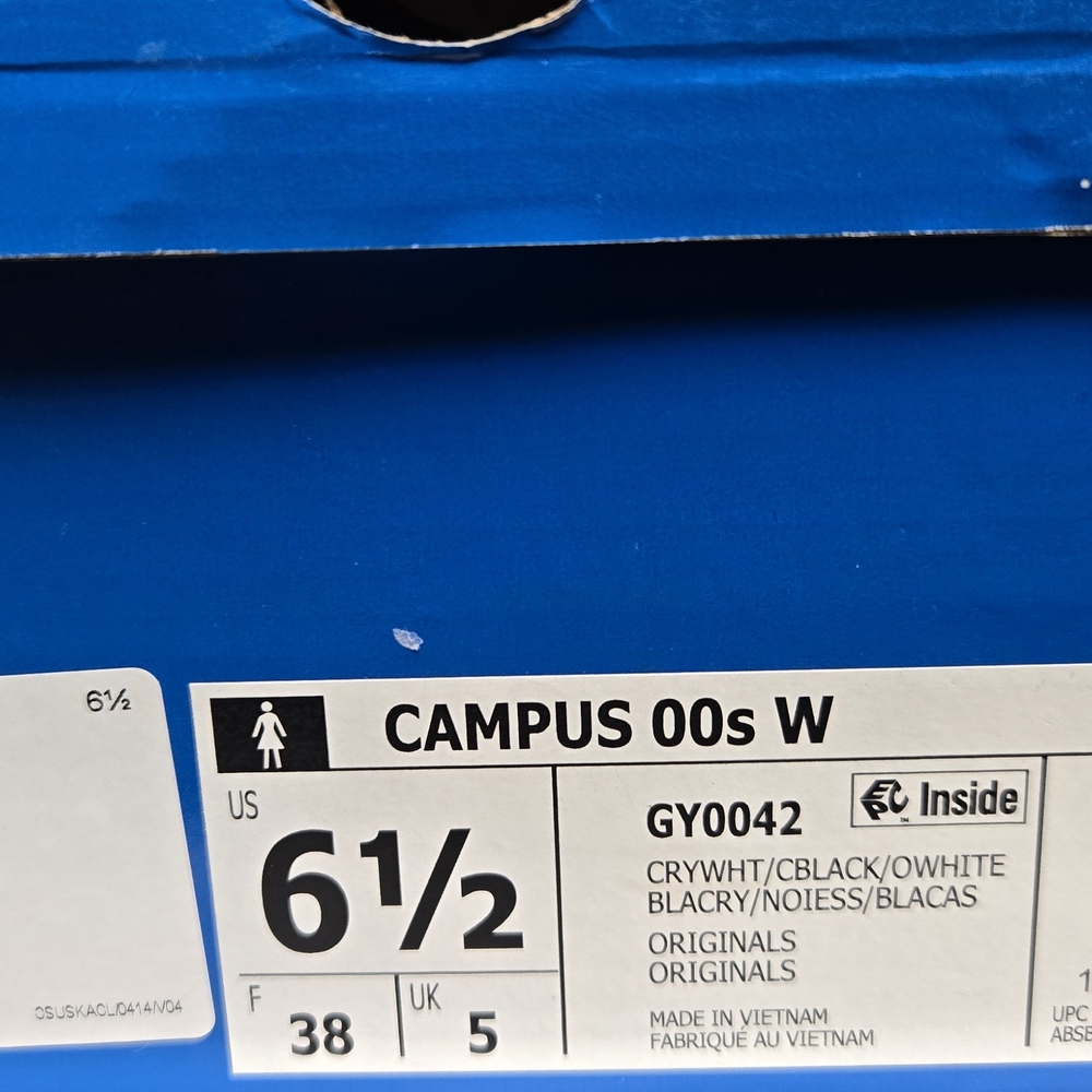 Adidas Campus 00s Women's Sneakers - White and Black